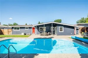 Image of The Red Door Retreat with Huge Pool and Hot Tub