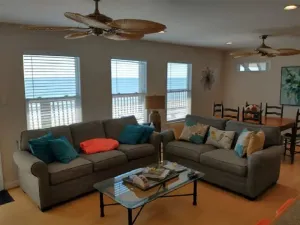 Image of Stunning Beachfront Vacation home. Walk straight onto beach.