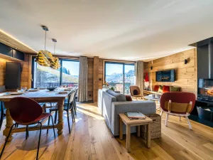 Image of Ski-In\/Ski-Out Apartment in the Heart of Les Gets - 4-Star Comfort, Sleeps 8