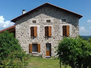 Image of Stone house with fireplace and garden - Near St-Paulien