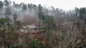 Image of Lagniappe Lodge -18 acres of amazing views and 2 waterfalls, with Internet!!