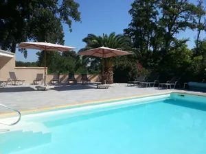 Image of cottage with terrace, BBQ, the charm of the countryside, ideal couple