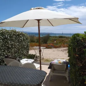 Image of Waterfront, sea view, large studio, 26m², air-conditioned, direct beach access