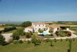 Image of QUIET COUNTRY COTTAGE FOR 2.   HEATED POOL.  PANORAMIC SEA VIEW.  NEAR BEACHES
