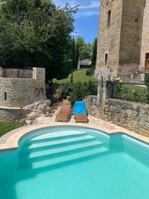 Image of Luxury apartment in a renovated Chateau with a view of the Pyrenees.