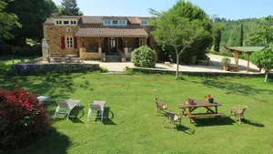 Image of Very luxury farmhouse with heated swimming pool sauna private tennis court
