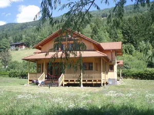 Image of The comfortable wooden house in the beautiful Malta Valley offers a mountain and nature experience