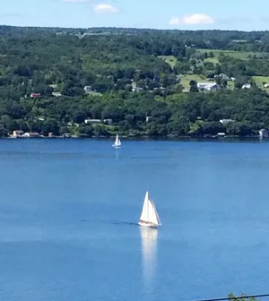 Image of Private Luxury Retreat... Perched Atop A Bluff, Incredible Lake And Village View
