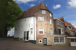 Image of Monumental Dutch house in old center on harbor. Unique and luxurious location!