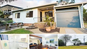 Image of Pet friendly Pialba Beach House across from beach, close to waterpark