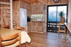 Image of Beautiful apartment in a residence in wood on the slopes.