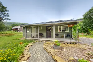 Image of Scenic country lodge with a porch, picture-perfect views, full kitchen, & WiFi