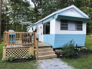 Image of Experience a Lakeside Retro 1950's Mobile Home Getaway