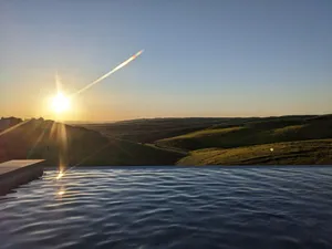 Image of Sunset at Nirvana-Infinity Pool, Tuscan Hill Views and Incredible Sunsets!