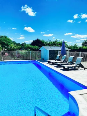 Image of Chez Desire (EI) our Peaceful, cosy 2 bedroom gite, with private heated pool!