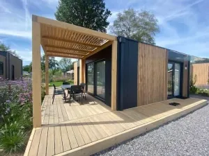 Image of Chalet for 4 persons with 2 bedrooms and terrace at EuroParcs Zuiderzee