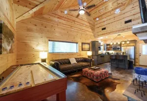Image of Peaceful Cabin w\/Hot Tub, BBQ Grill & Firepit