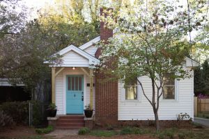 Image of Cozy Blue Door Farmhouse