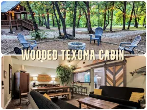 Image of Lake Texoma: Hidden cabin in the woods near Buncombe Creek Marina