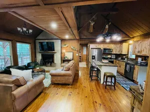 Image of Lake Cumberland Hideaway Cabin-2 miles above Jtown Marina-Boat Parking+Fire Pit!