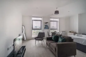 Image of Modern Studio Apartment in Salford Great Views
