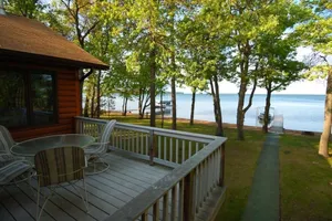 Image of Leech Lake Perfect Sand Beach, Flat, Boat Lift, Dock, Kayak, Paddleboat, Garage