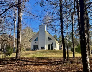 Image of Modern Lake House w\/ private Dock — Near Dahlonega and Wineries!