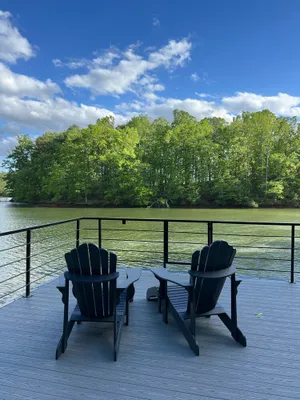 Image of Lakefront family home w\/ private 2-story dock & NEW outdoor deck for dining!