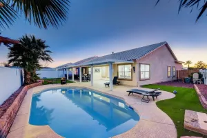 Image of 4BR Home w Jacuzzi, Pool & Firepit, Sleeps 10