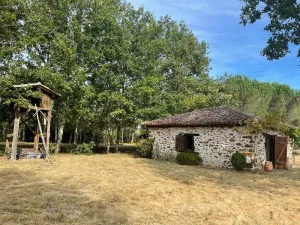Image of HUNTING LODGE IN THE MIDDLE OF AN AIRIAL