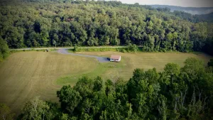 Image of Surrounded by quiet fields and woods