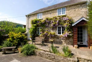 Image of Sunbeam Cottage nestling in the heart of Branscombe village with a parking space