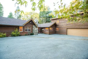 Image of Secluded cabin on 20 beautiful, wooded acres. Hot tub, 3 fireplaces, pool table.