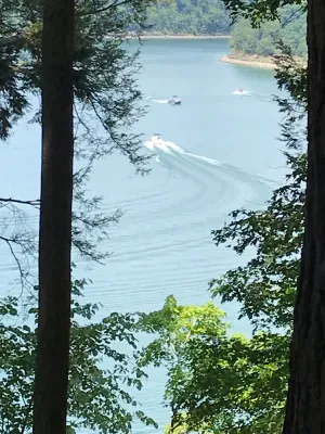Image of Lake Front Home with community boat ramp. Private,  close to marinas and town.
