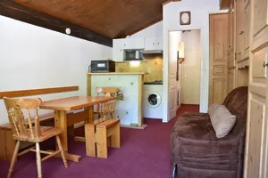 Image of 10m from resort center, 4th floor, balcony, parking, tv, ski locker, 24m², Pralognan-la-Vanoise