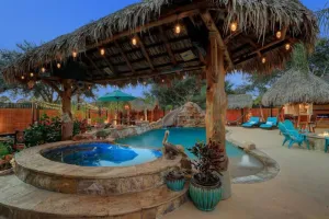 Image of Tropical Escape Pool Jacuzzi Bar in Alvin TX