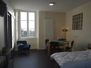 Image of Eco-renovated studio in Lingé with terrace and parking, accessible for reduced mobility