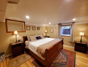 Image of Well appointed basement guest suite with private entrance & backyard oasis.