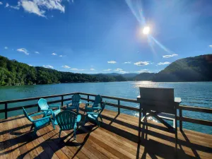 Image of Lakefront on Norris. Spectacular Views! Tram to 1000+ sqft dock! 5 Wooded Acres.