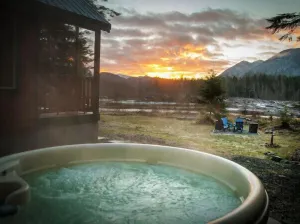Image of Rivers Edge A River Front cabin with Majestic Mountain View’s