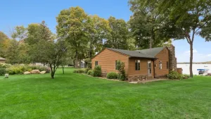 Image of Cozy Clean Waterfront Cabin on Sugar Lake - Ice Fishing, Ski\/Snowboard Nearby