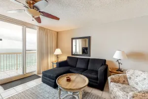 Image of Beachfront, 11th-floor condo with Gulf view, pools, hot tub & beach access