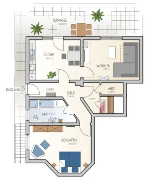 Image of 4-star vacation apartment for max. 3 adults + infant