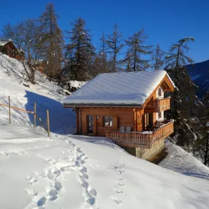 Image of Mountain Lodge LOULOU: luxury chalet with sauna at 250 m from the ski elevator.