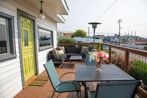 Image of Views of Ocean and Iconic Morro Rock, Beach Cottage