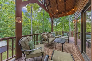 Image of Our Place To Paws Luxury Log Cabin!  Private + Game Room + Wet Bar + Creek