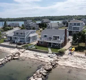 Image of Ocean front, private beach, deck, fire pit, covered patio, paddleboards & more!