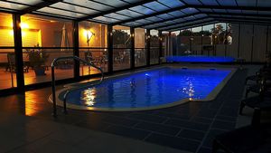 Image of 200m from the ocean, villa Boyard in residence with swimming pool ... Les Thalassiles
