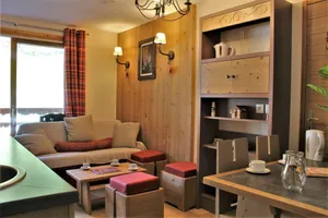 Image of 300m from resort center, 4th floor, view ski slopes, fitness, swimming pool, sauna, balcony, tv