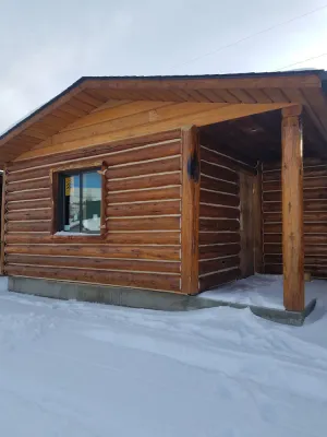 Image of New log cabin, steps away from Yellowstone